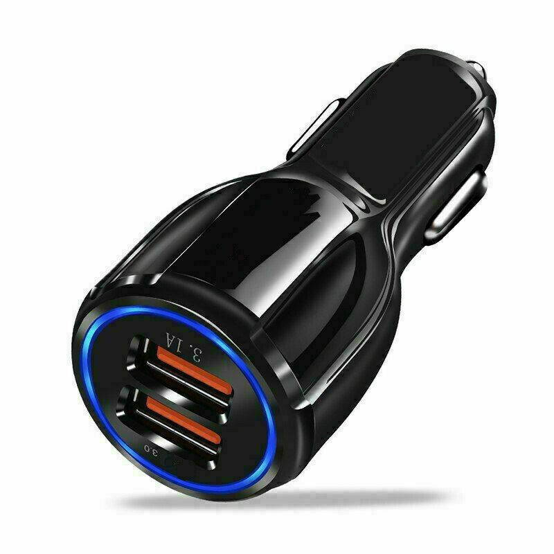 USB Fast Quick CAR Charger Adapter for Android  LG iPhone Pixel iPad