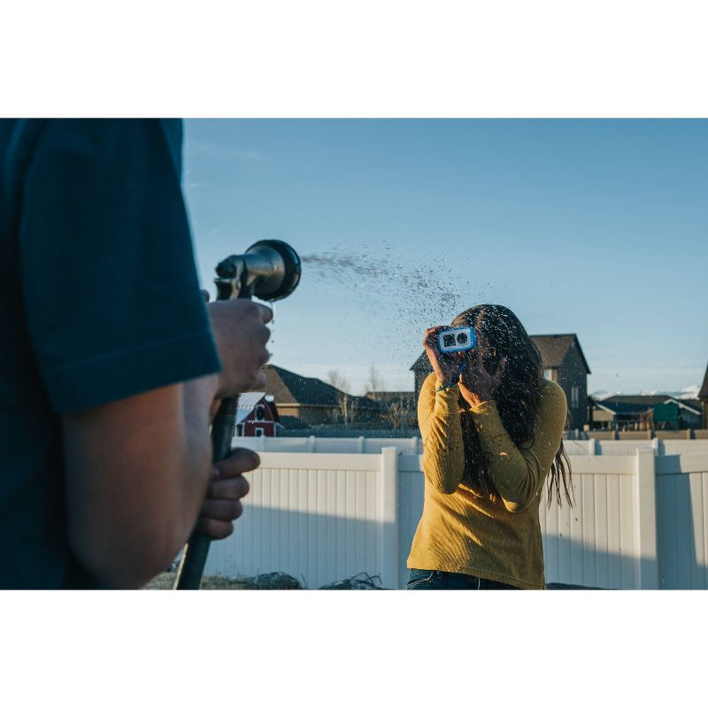 Compact Size 720P HD Digital Camera Camcorder 5MP CMOS Sensor 2.0" LCD Screen 3 Meters Waterproof with Built-in Microphone for Kids Children Students Boys Girls Summmer Gift