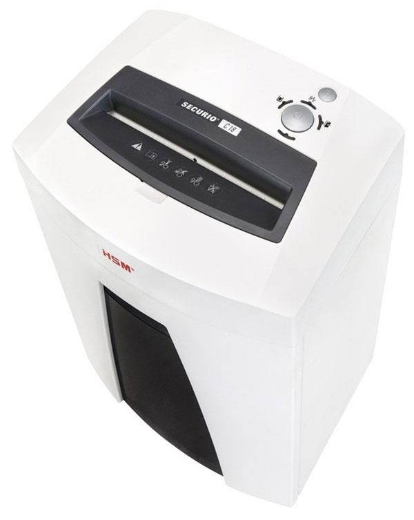 HSM Securio C18s Strip Cut Shredder (Level 2) (Sheet Capacity: 19-20) (Shred Size: 1/4") (Throat