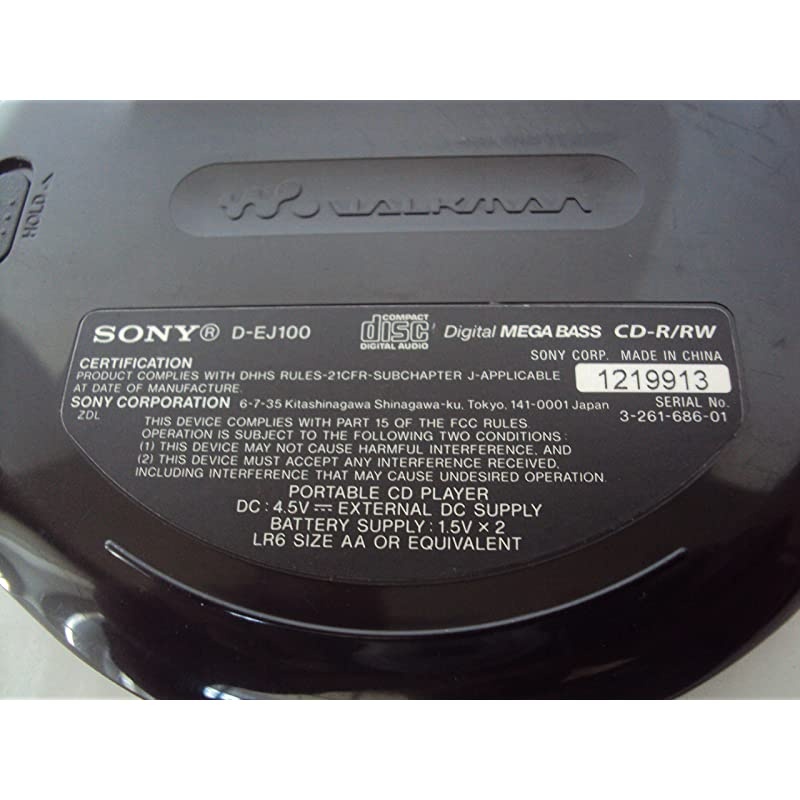 Portable CD Player HOTT Walkman CD Player LCD Display Anti-Skip Protection Shockproof Function Only Support 5 Formats CD CD-R CD-RW MP3 CD-DA WMA Audio Files Silver