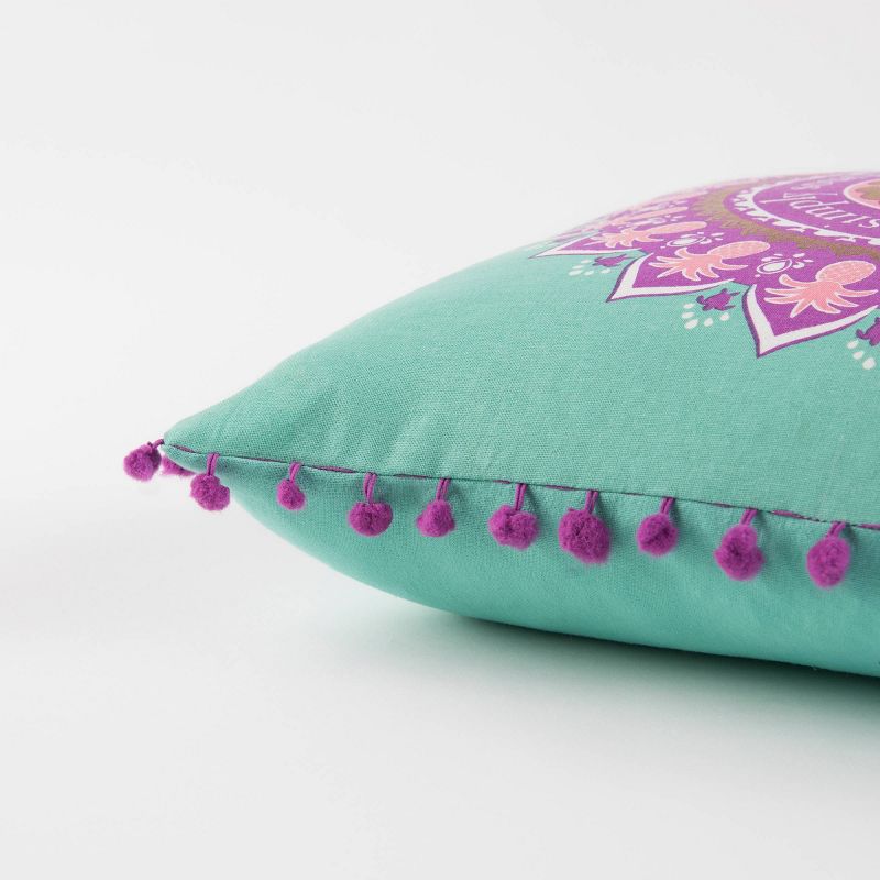 Simply Southern Medallion Throw Pillow Purple - Rizzy Home