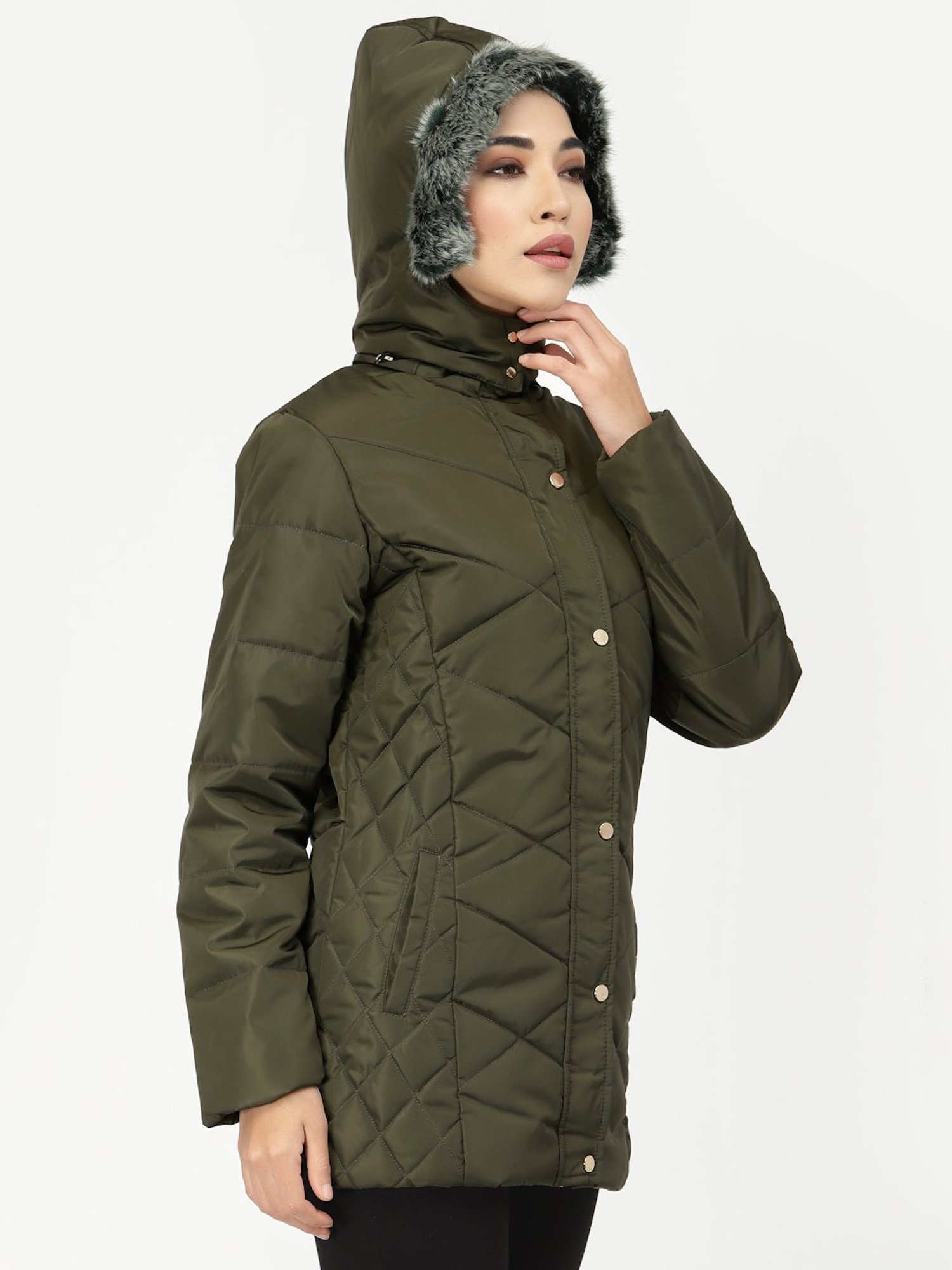 Juelle Olive Parka Jacket