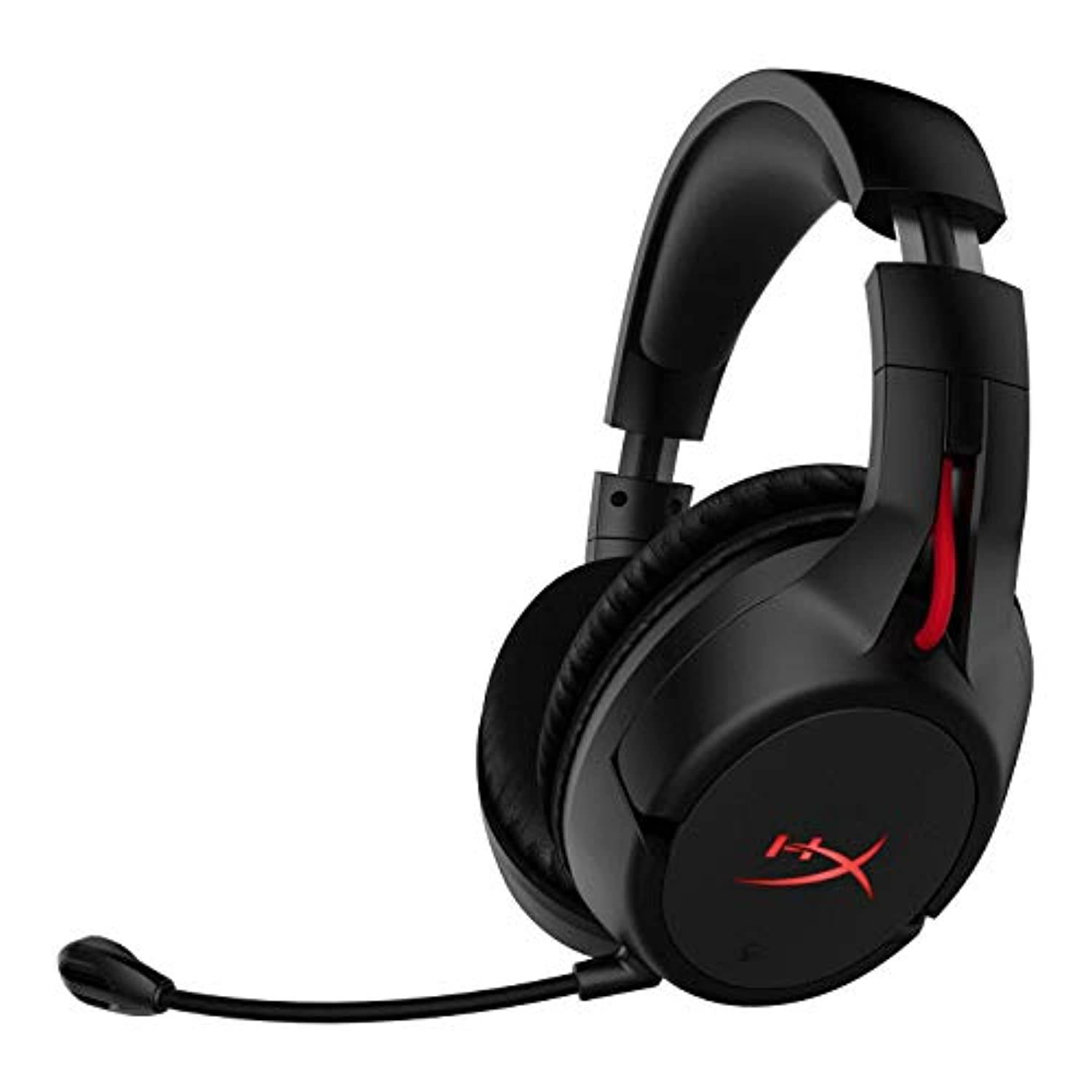 HyperX Cloud Flight - Wireless Gaming Headset, with Long Lasting Battery Upto 30 Hours of Use, Detachable Noise Cancelling Microphone, Red LED Light, Bass, Comfortable Memory Foam, PS4 (HX-HSCF-BK/AM)