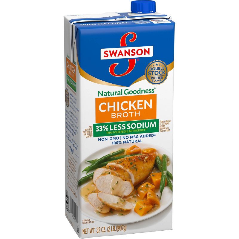 Swanson Natural Goodness Chicken Broth Carton - 32oz