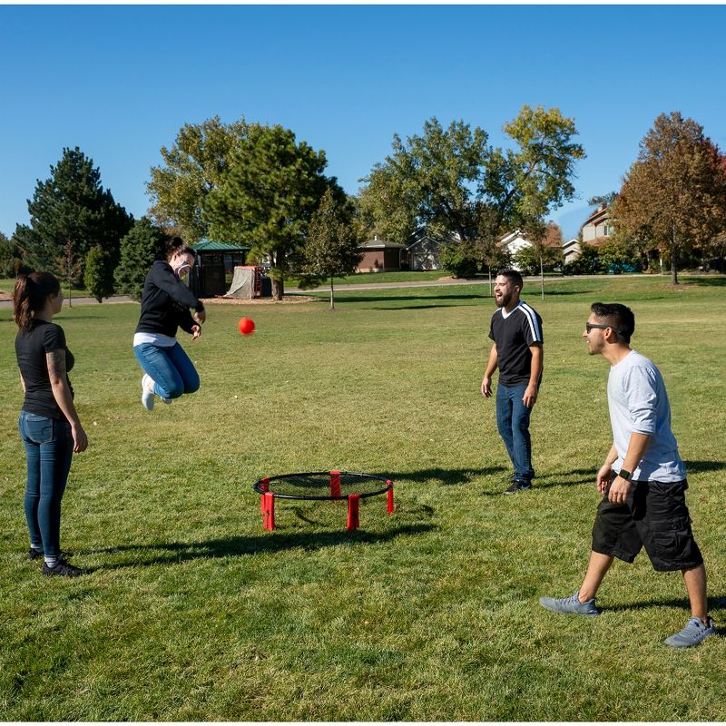 Park & Sun Sports Rally Fire Portable Spike Volleyball Game Set with Accessories