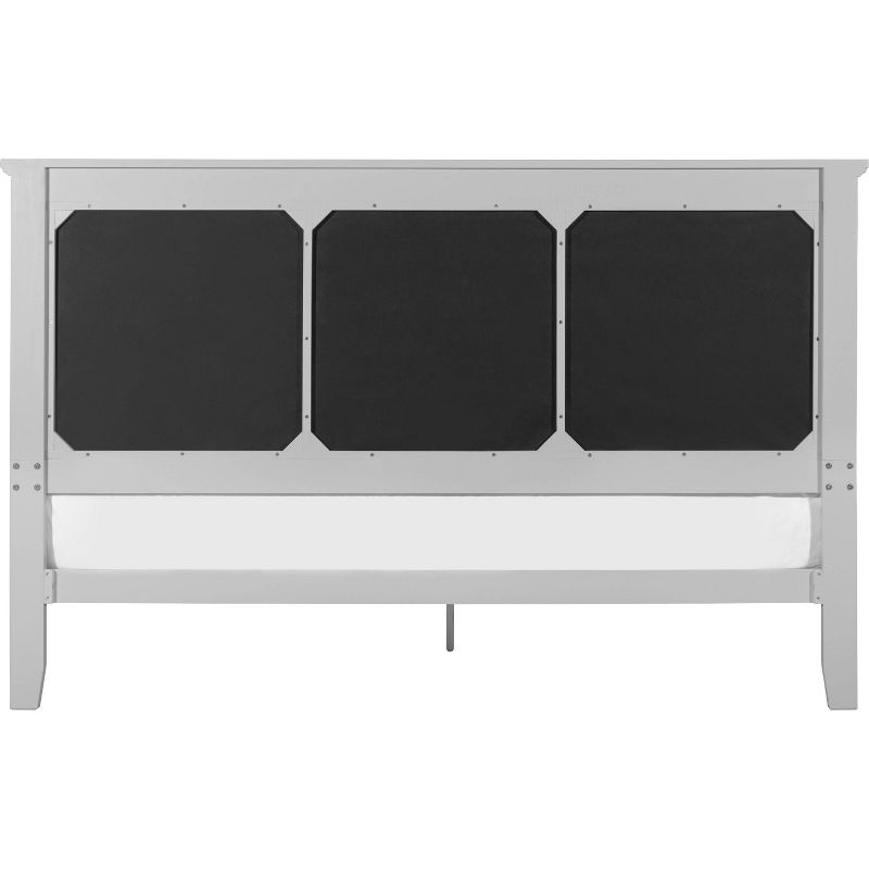 King Westport Wood Platform Bed Frame Gray - Finch