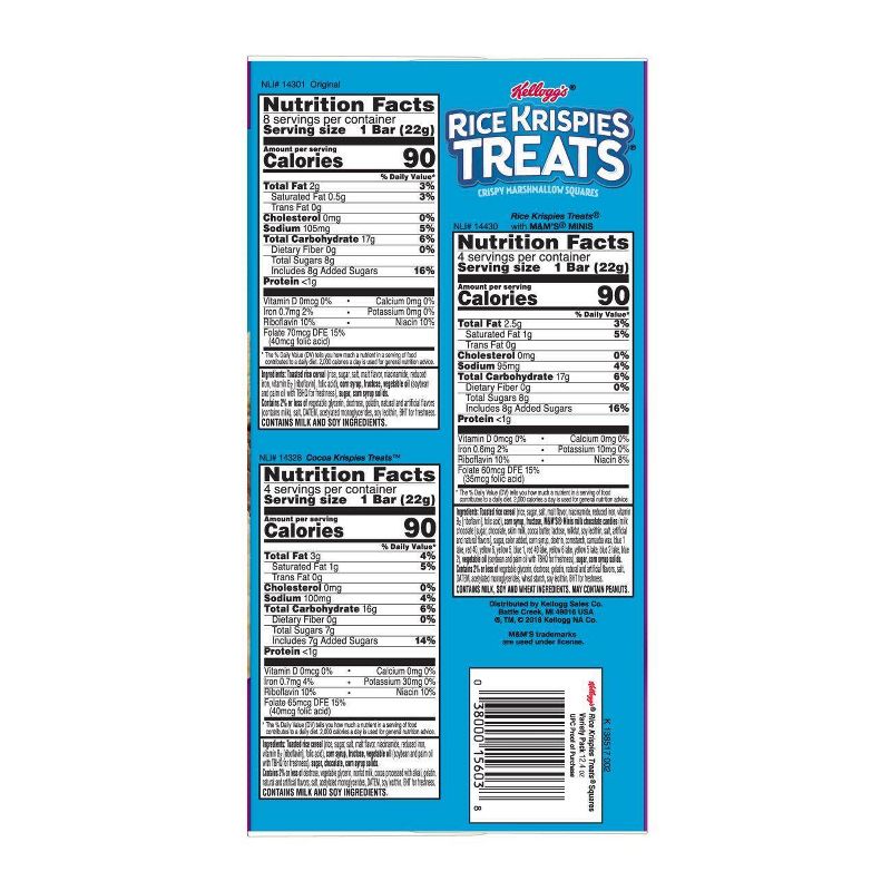 Rice Krispies Treats Variety Pack bars - 16ct - Kellogg's