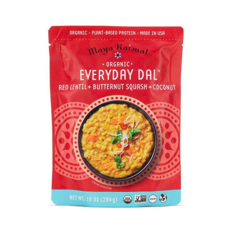 Maya Kaimal Organic Everyday Dal Red Lentils with Butternut Squash and Coconut - 10oz