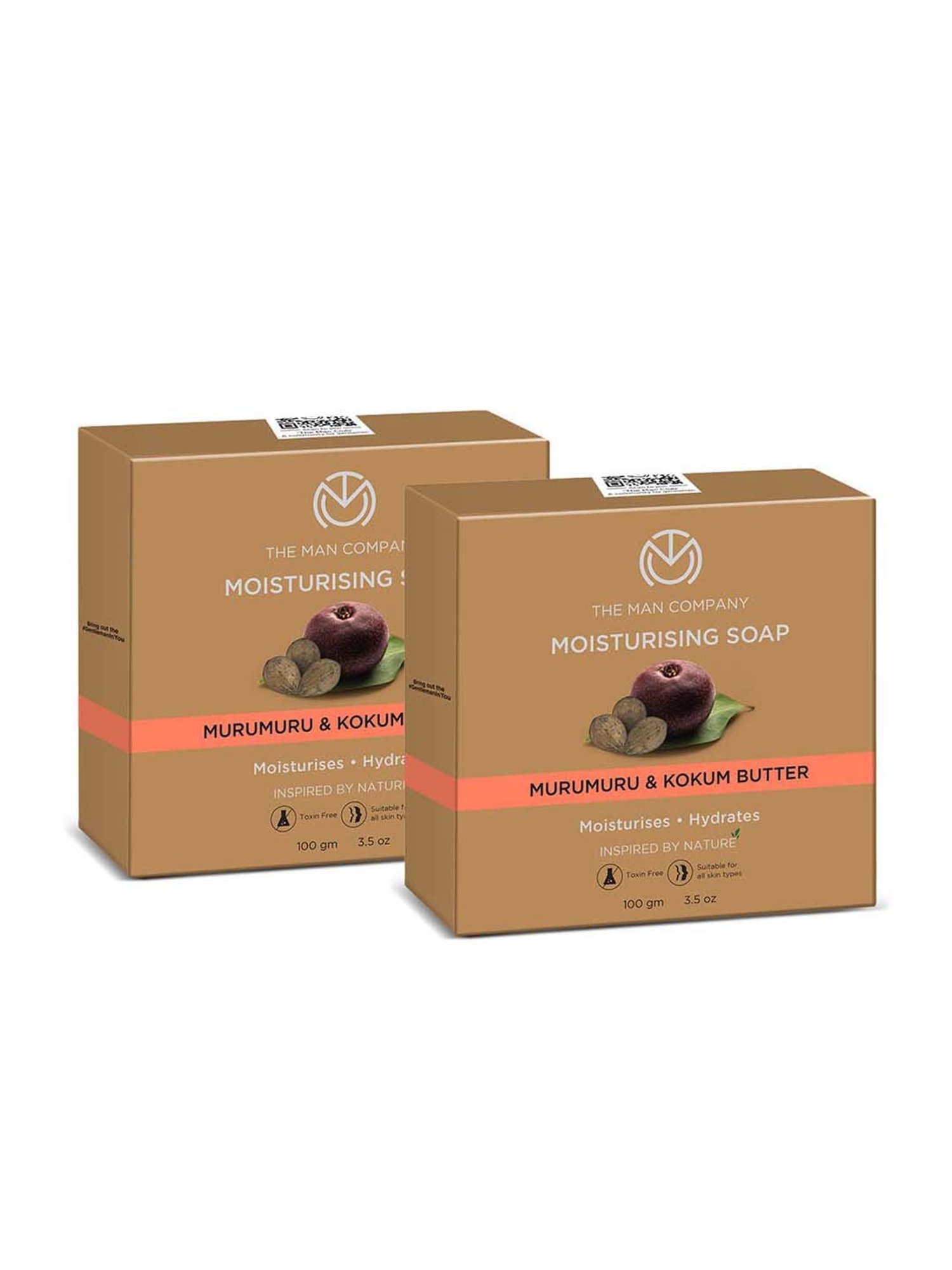 The Man Company Moisturising Soap for Men - (Pack of 2)