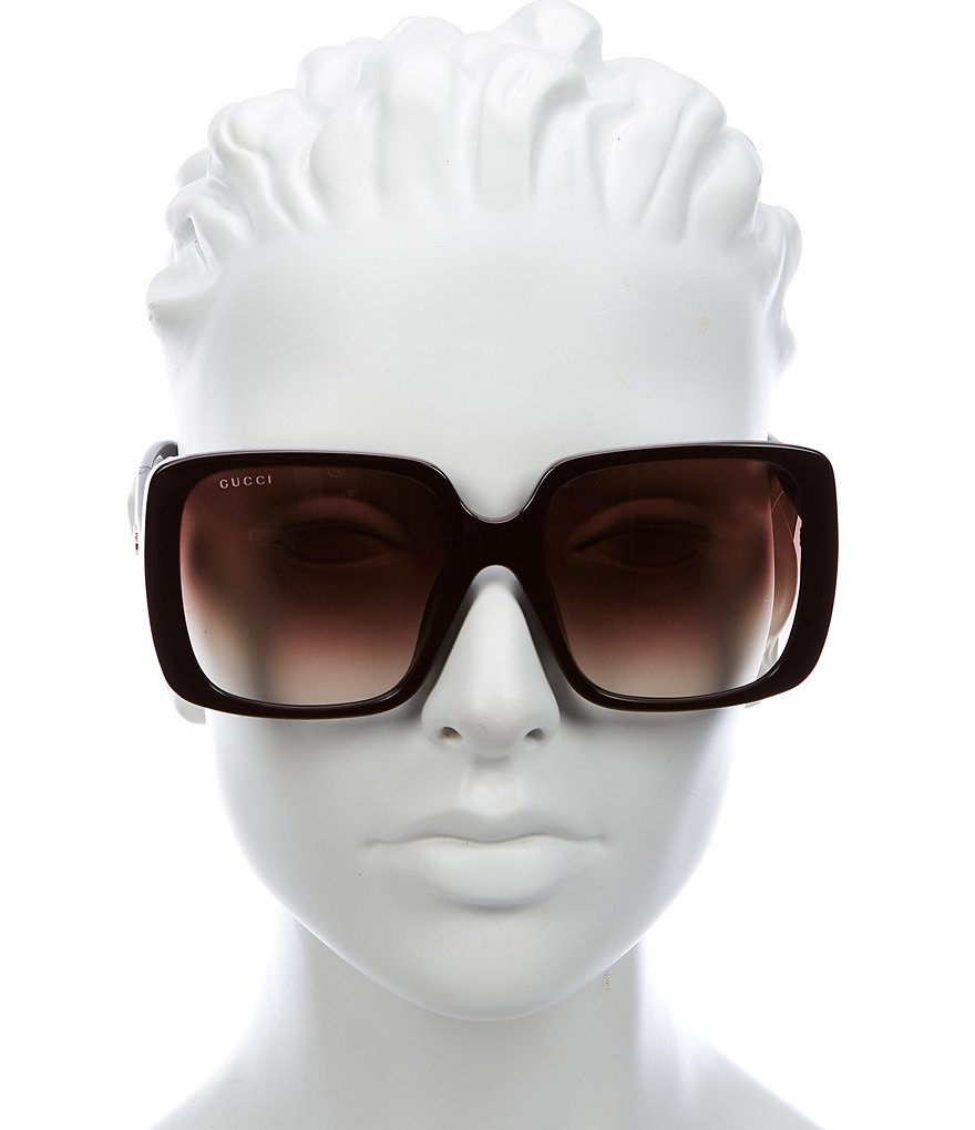Gucci Women's 56mm Rectangular Sunglasses