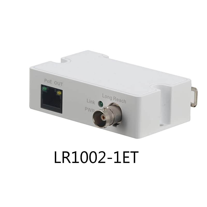 LR1002-1ET PoE IP Over Coax EoC Transmitter Single Port Long Reach Ethernet Over Coax Extender for CCTV IP Camera(Transmitter Only)