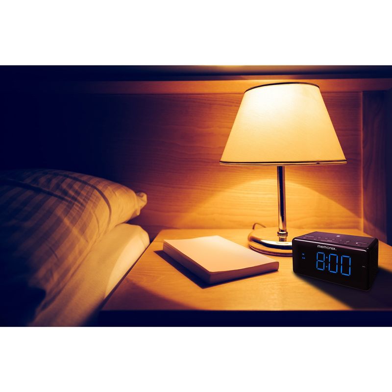Memorex Bluetooth Clock Radio - Black