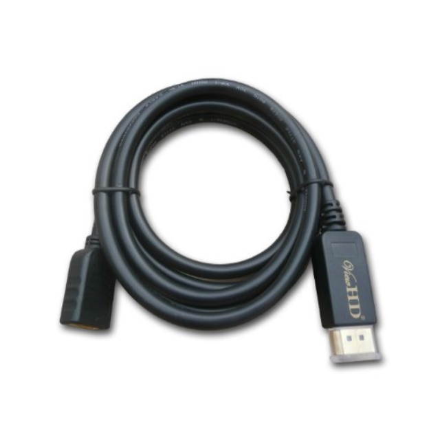 viewhd premium displayport male to hdmi female converter adapter cable 6ft