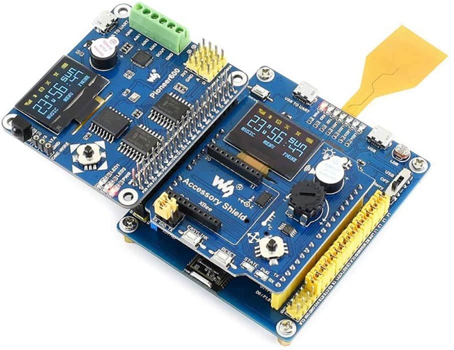 Waveshare nRF52840 Bluetooth 5.0 Evaluation Kit Support Arduino Shields Raspberry Pi Hats Integrates CP2102 USB to UART Bluetooth MESH & 2.4GHz Radio Available