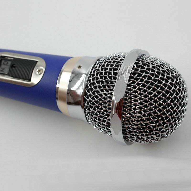 Metal Vocal Moving Coil Dynamic Professional Microphone System 6.5mm jack 5m Cable HI-FI Delity Uni-directional Mic For Karaoke