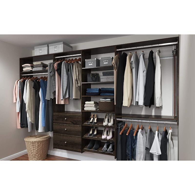 Home Basics Storage Closet with Shelving