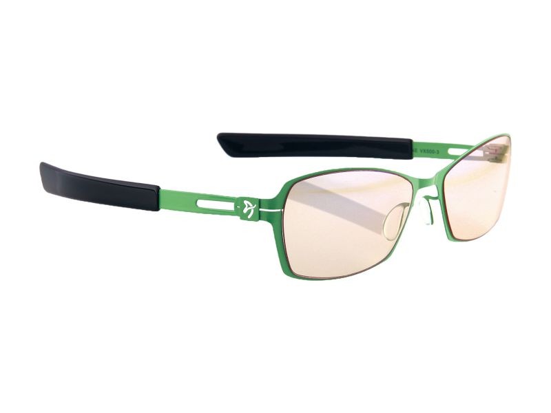 Arozzi Visione VX-500 Computer Gaming Glasses - Anti-glare, UV and Blue light Protection, Eye Strain Relief, Comfortable Gaming, Green