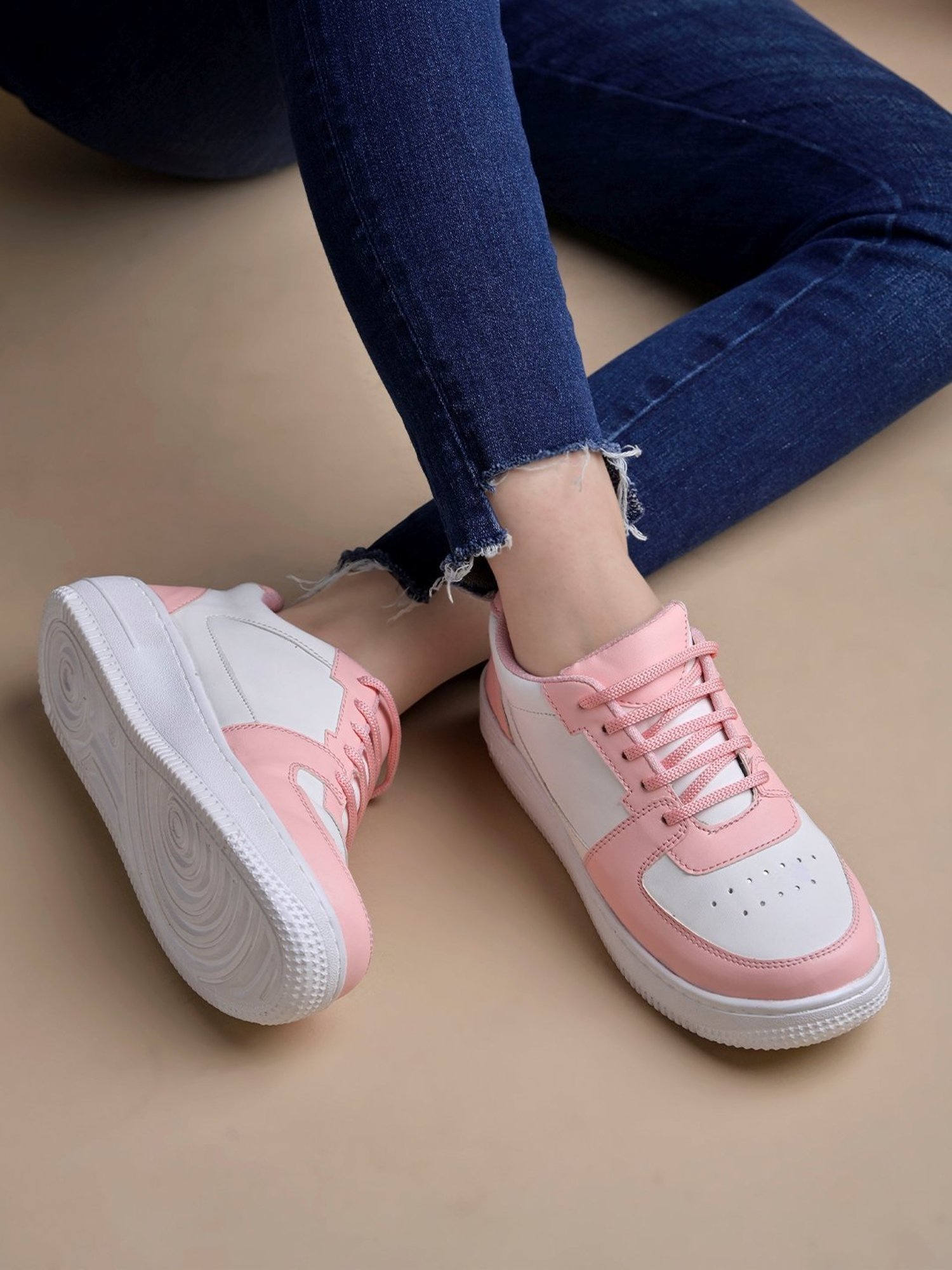 Shoetopia Women's Pink Sneakers