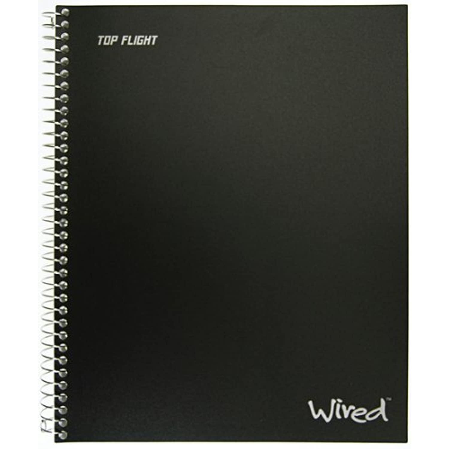 Top Flight Wired 1-Subject Notebook, 100 Sheet