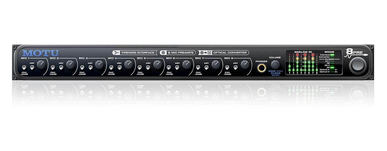 MOTU 8pre USB 24-bit/96kHz USB Audio Interface