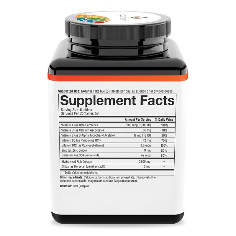 Youtheory Marine Collagen, 2,500 mg , 290 Tablets, Dietary Supplements