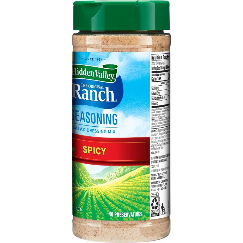 Hidden Valley Spicy Ranch Seasoning & Salad Dressing Mix - 8oz