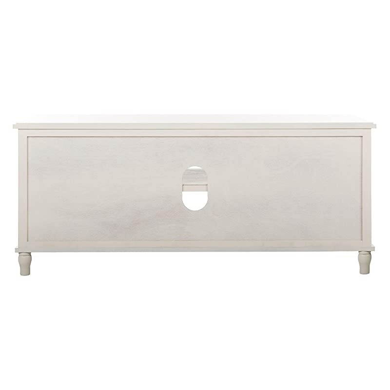 Home Collection Rooney Entertainment TV Unit, Vintage White