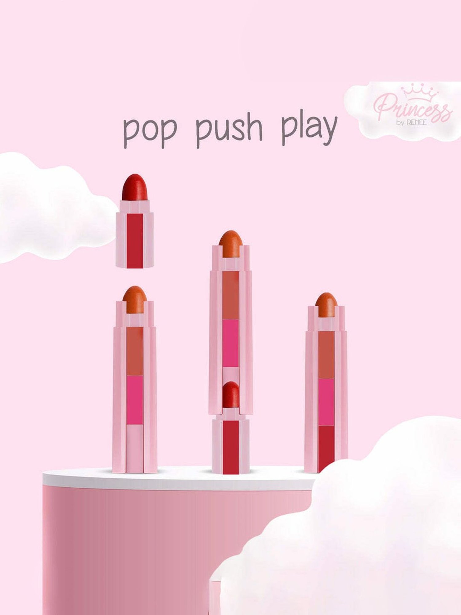 Princess By RENEE Candy 3 in 1 Tinted Lipstick - 4.5 gm