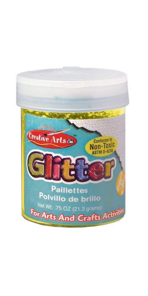 Creative Arts by Charles Leonard Glitter, 3/4 Ounce Bottle, Gold (41770)