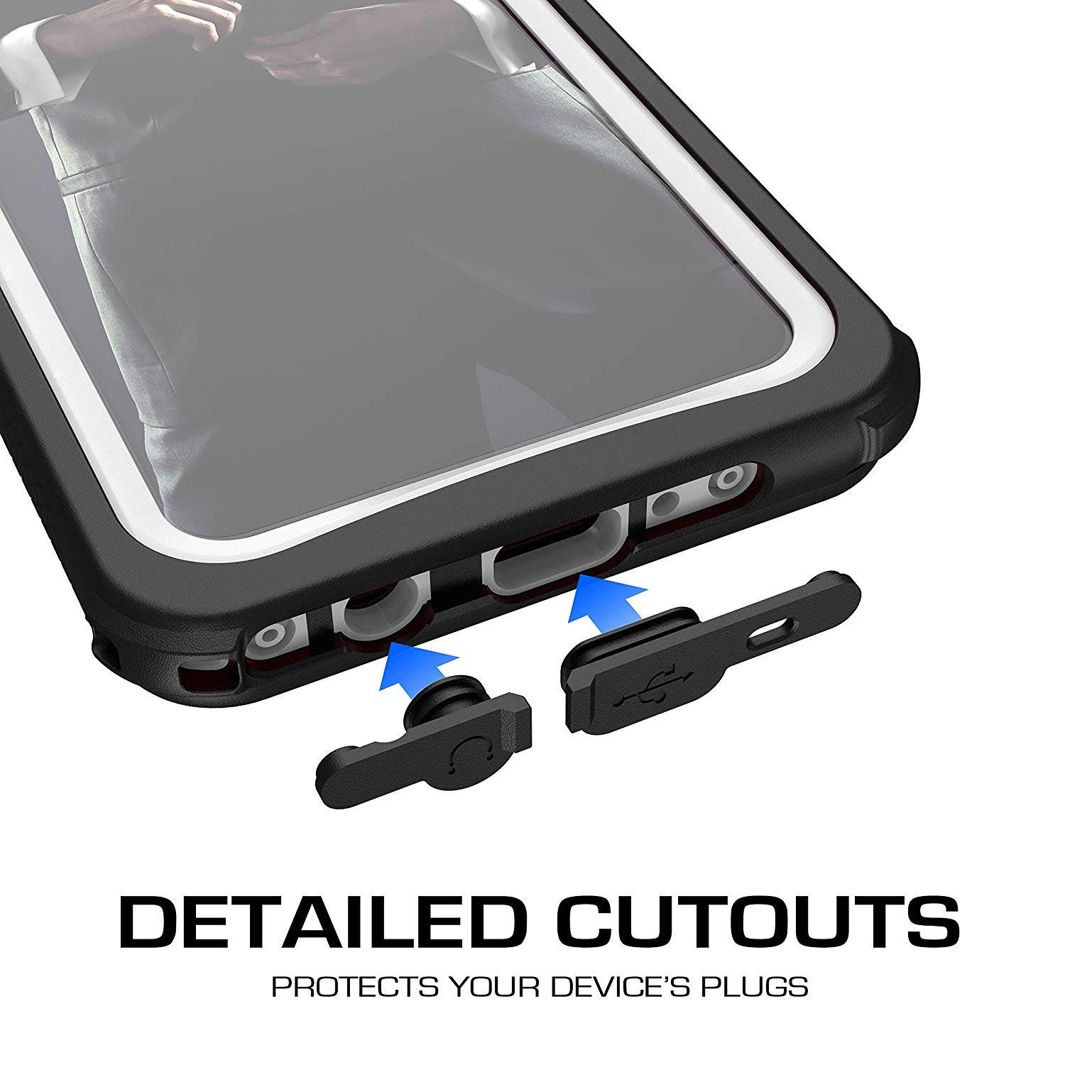 Ghostek Nautical Galaxy S10e Waterproof Case with Screen Protector Super Heavy Duty Protection Rugged Shockproof Full Body Underwater Watertight Seal Cover for 2019 Galaxy S10e (5.8 Inch) - (Black)