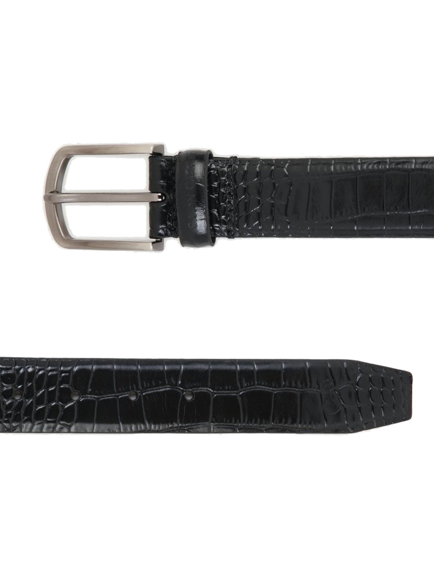 Simon Carter Black Leather Waist Belt for Men