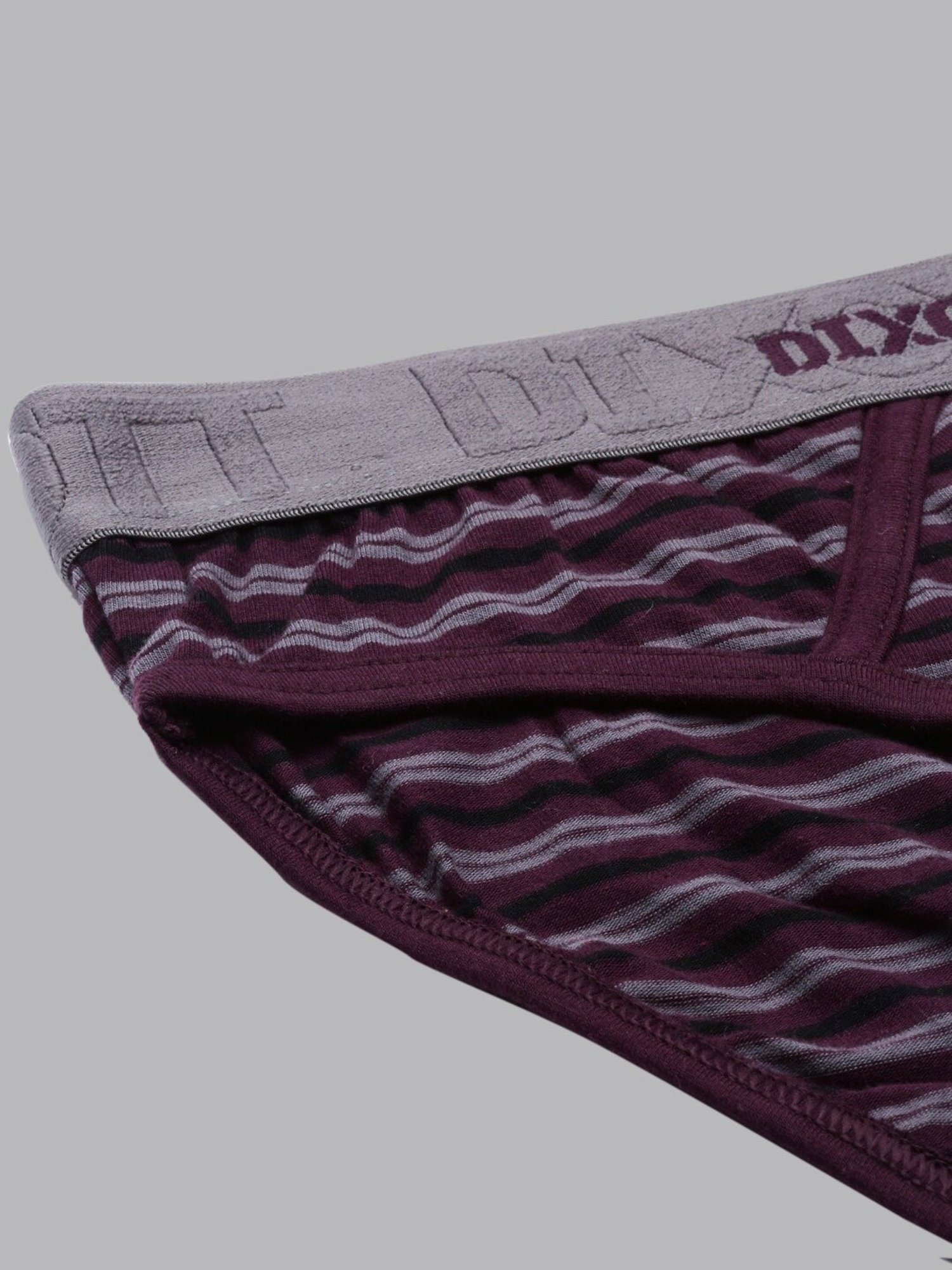 DIXCY SCOTT MAXIMUS Purple Regular Fit Striped Briefs