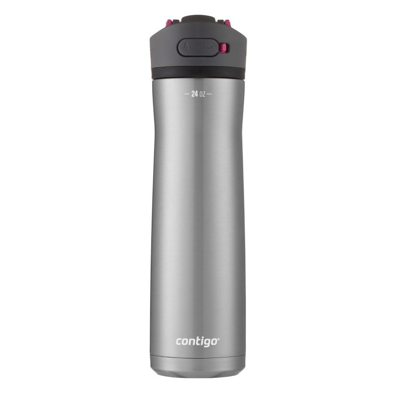 Contigo Ashland Chill 2.0 Stainless Steel Water Bottle with Autospout Lid 24oz Dragon Fruit Lid
