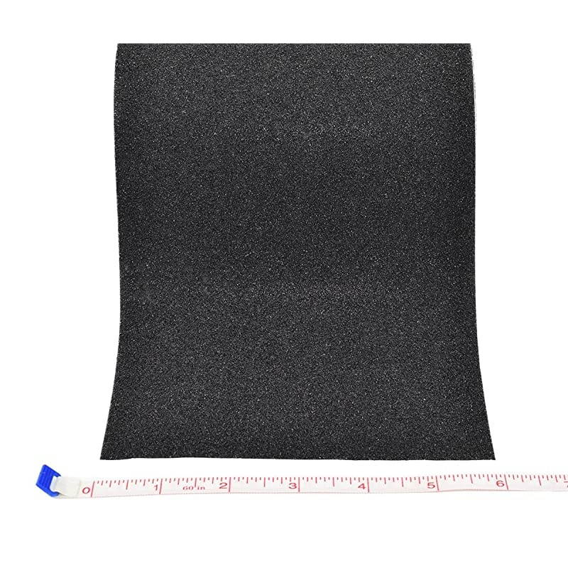Slip Tape, High Traction,Strong Grip Abrasive, Not Easy Leaving Adhesive Residue, Indoor & Outdoor (6" Width x 190" Long, Black)
