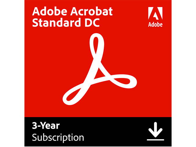 Adobe Acrobat Pro DC for Windows & Mac - Digital Membership [Prepaid 1 Year]