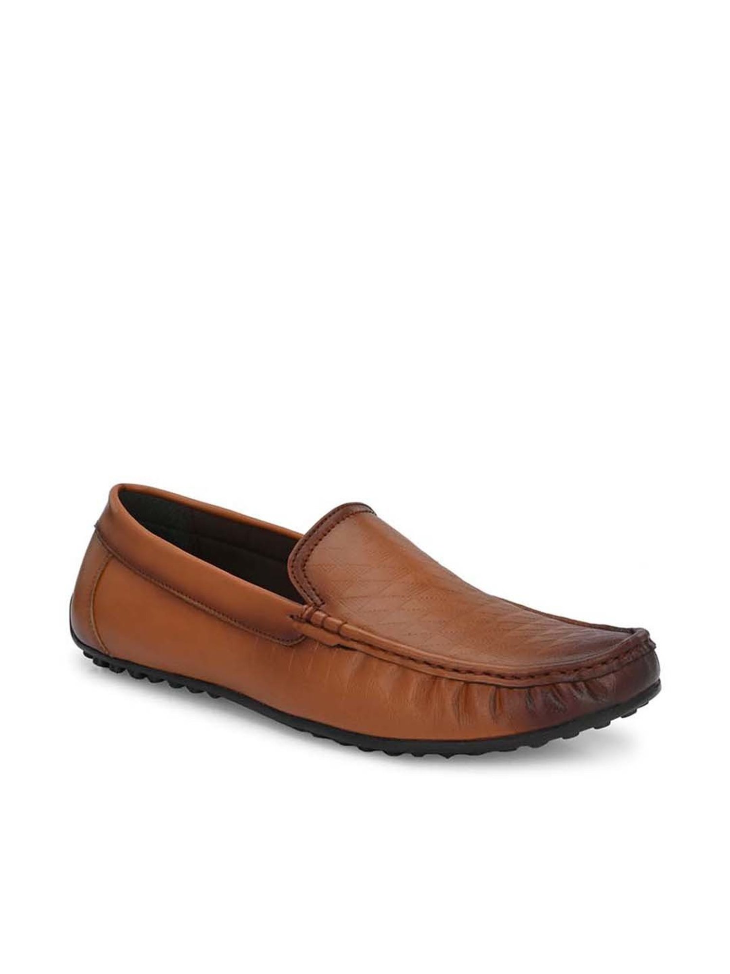 Eego Italy Men's Tan Casual Loafers