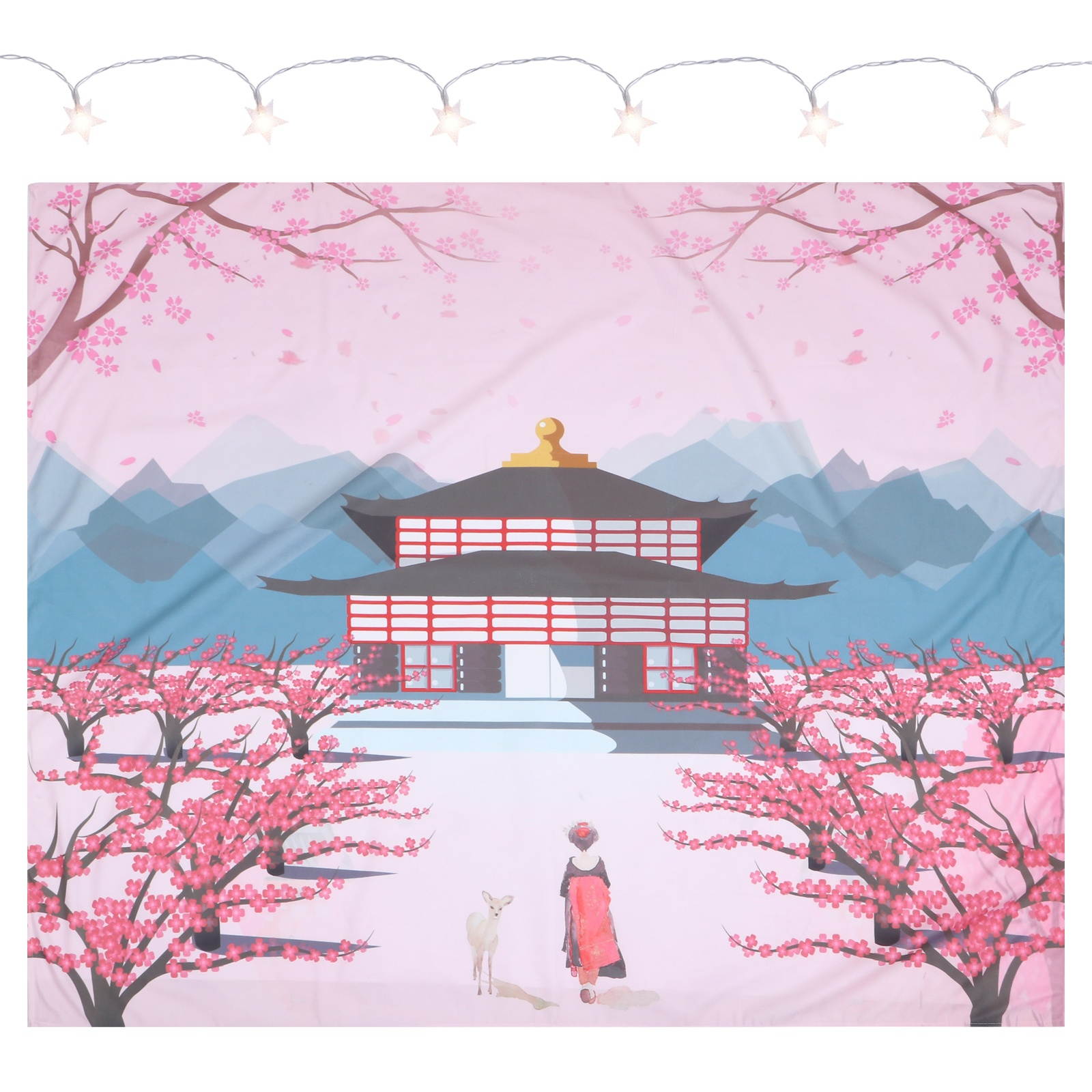 1pc Japanese Style Bedroom Wall Hanging Cloth Decorative Wall Tapestry