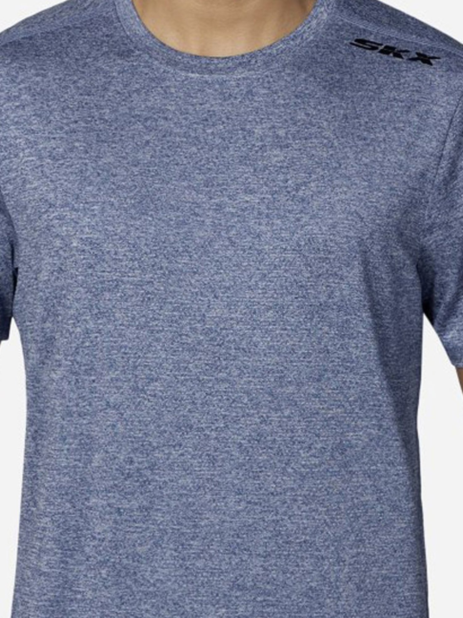 Skechers Blue Regular Fit T-Shirt