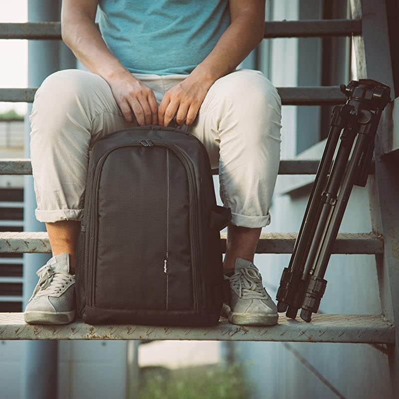 Camera Backpack DSLR SLR Backpack Waterproof with Laptop Compartment/Tripod Holder for Hiking /Travel / etc (Green)