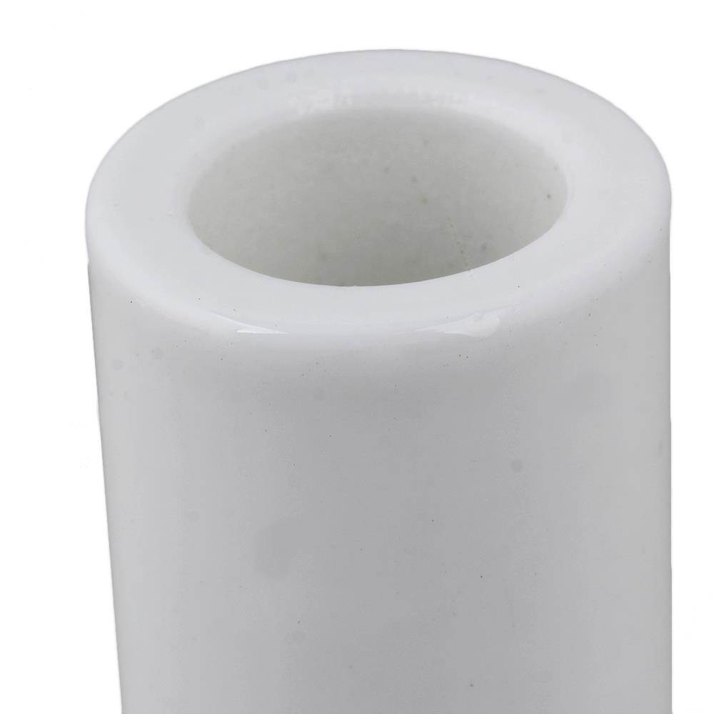 BQLZR Guitar Accessories Cylinder Finger Knuckle Slide Tube White 3x2x7cm