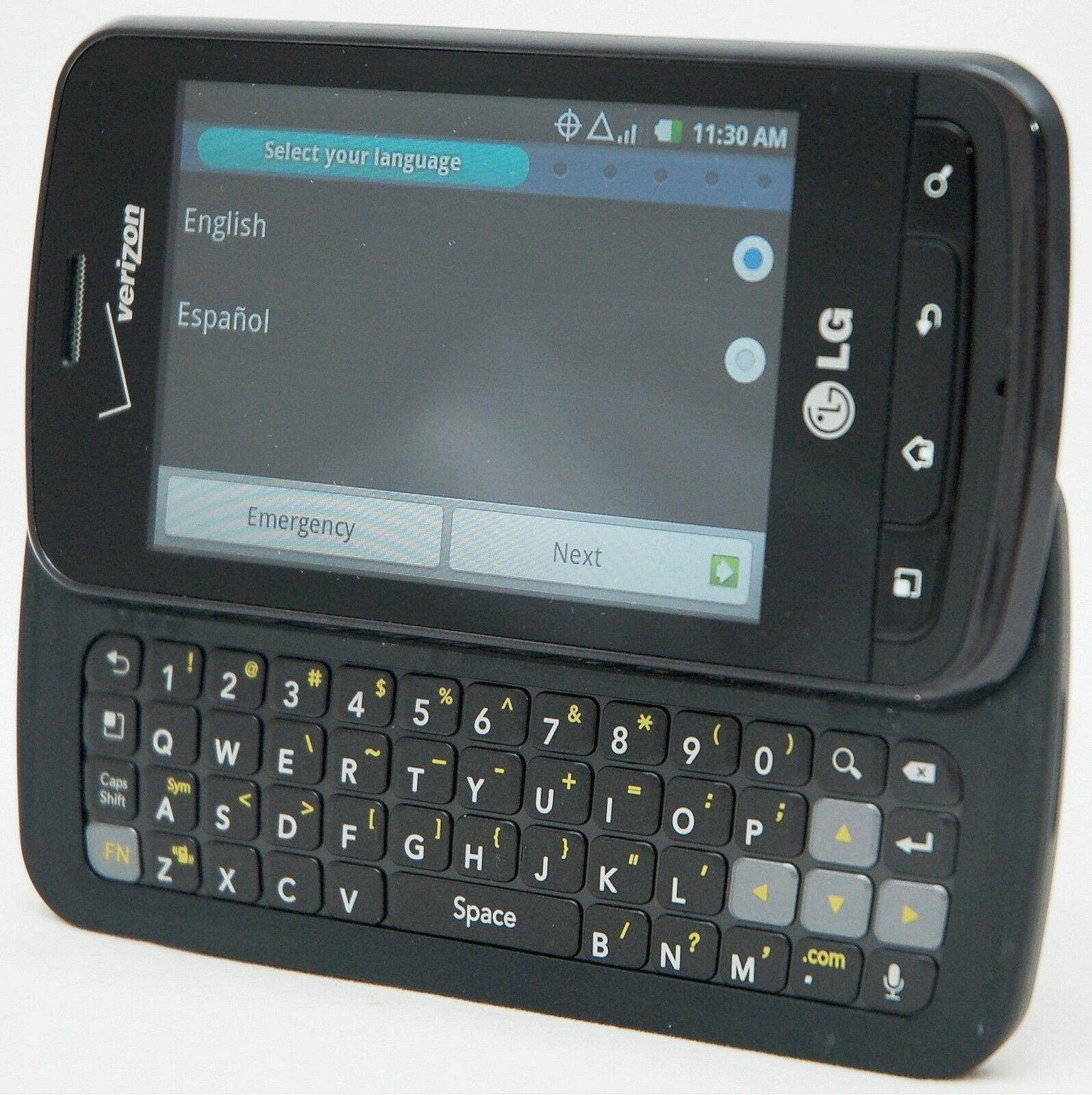 LG VS700 Verizon Enlighten Cell Phone CDMA Android Slider Qwerty MicroSD 3G