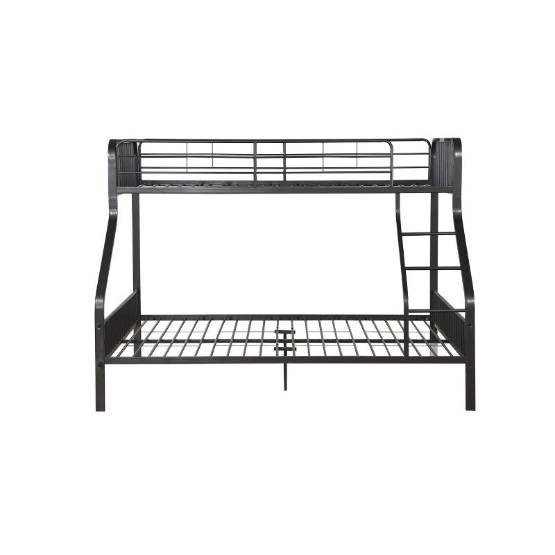 Twin XL/Queen Caius Bunk Bed Gunmetal - Acme Furniture