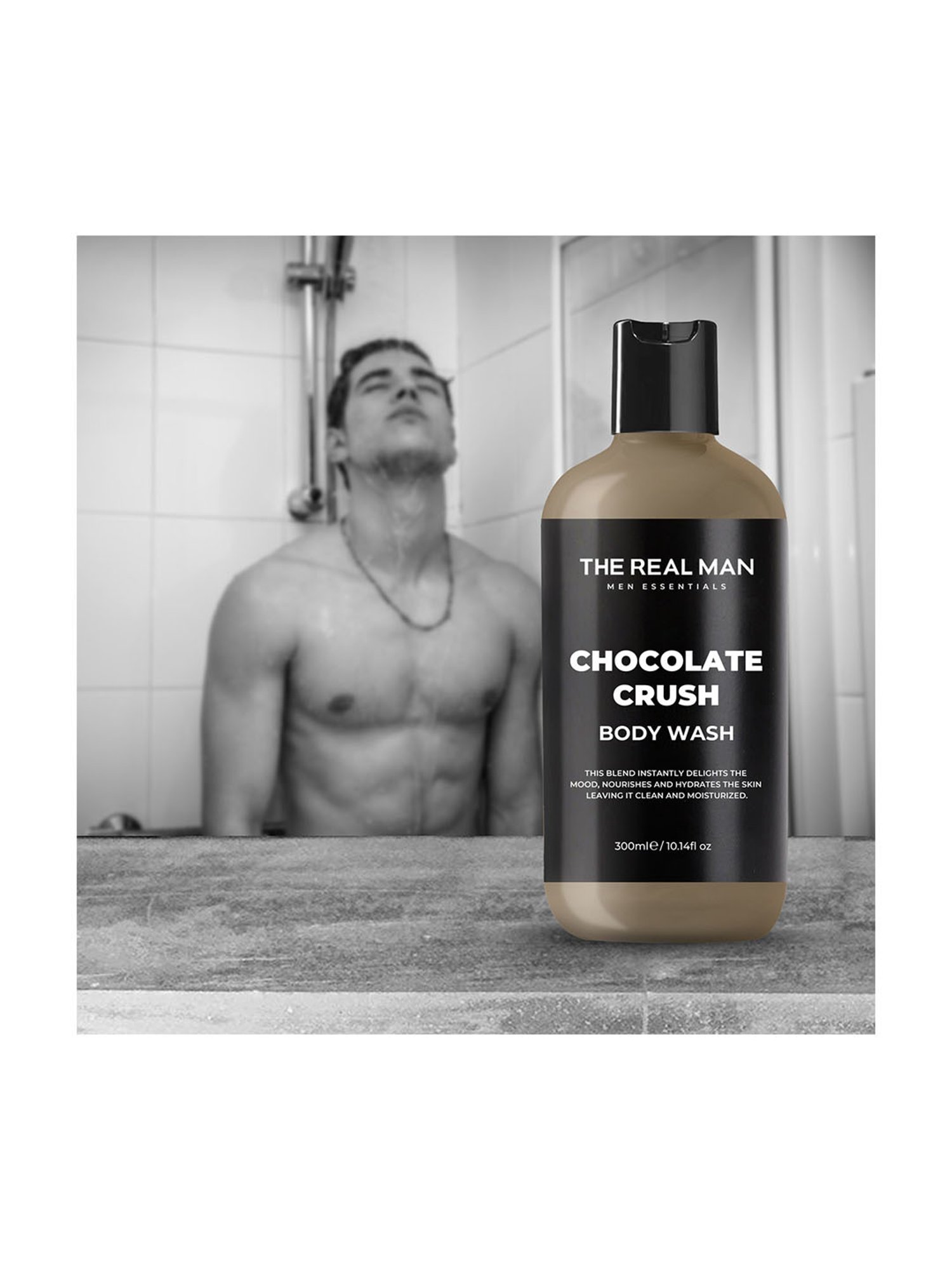 THE REAL MAN Chocolate Crush Body Wash - 300 ml