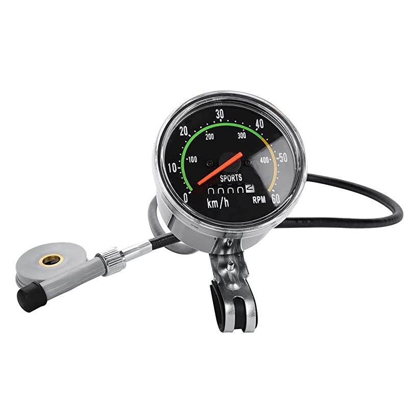 Speedometer, Classic Style Mechanical Bicycle Odometer Cycle Computer