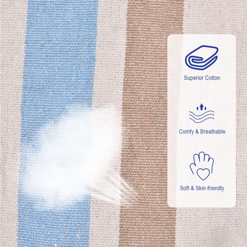 Key West Quilted Stripe Hammock - Blue