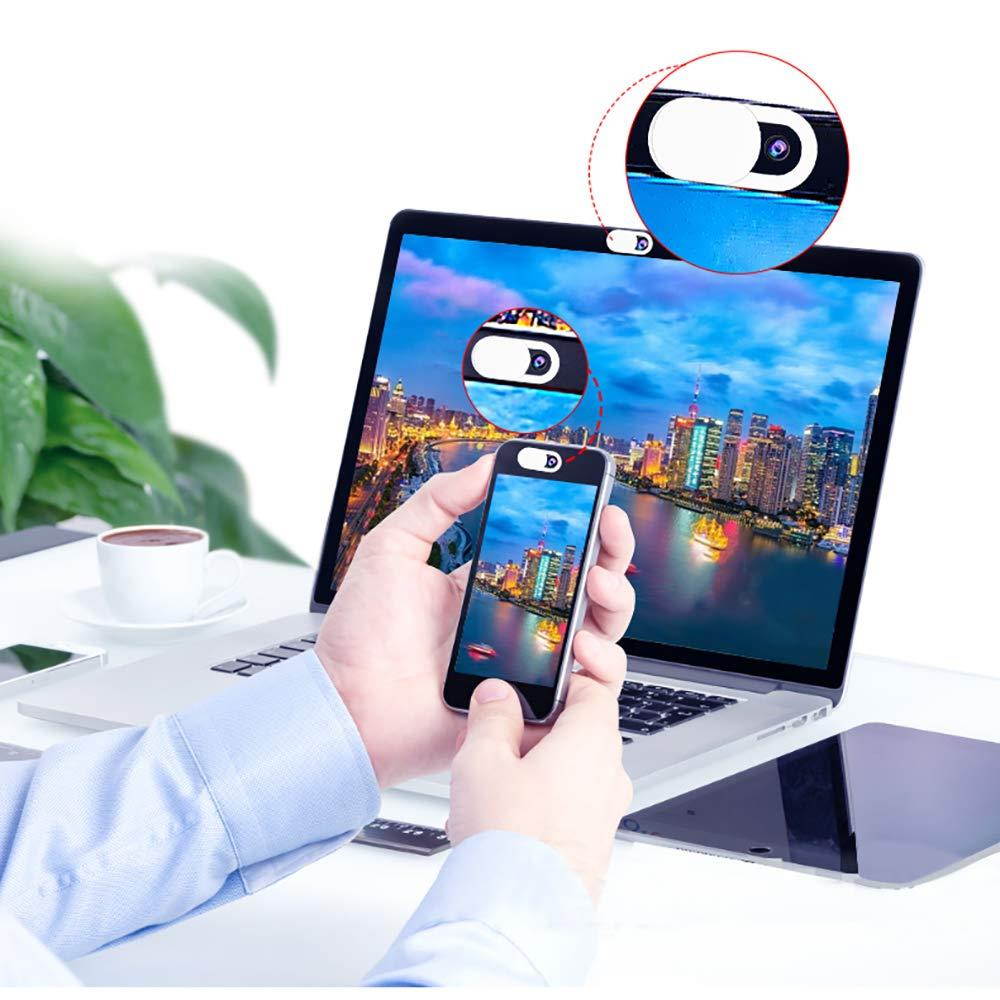 Webcam Cover, Web Camera Cover fits Laptop, Desktop, PC, MacBook Pro, iMac, Mac Mini, Computer, Smart Phone, Protecting Your Privacy Security(3 Packs) (White)
