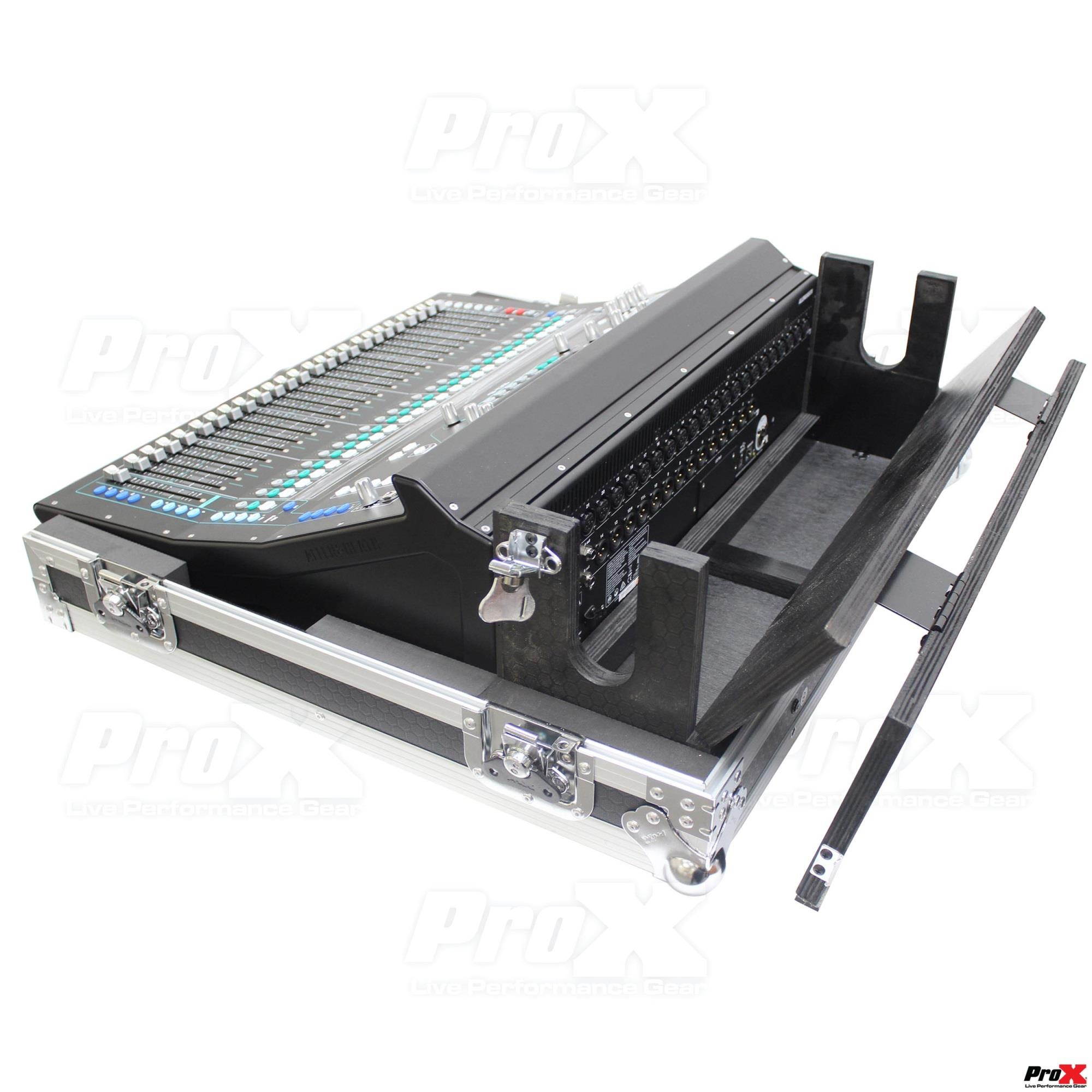Flight-Road Case for Allen & Heath SQ5 Console with Doghouse and Wheels