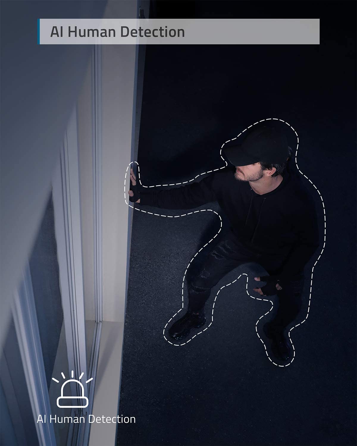 eufy Security Floodlight Camera, 2K, Built-in AI, 2-Way Audio, No Monthly Fees, 2,500-Lumen Brightness, Weatherproof, HomeBase Not Required, (Existing Outdoor Wiring and Junction Box Required)