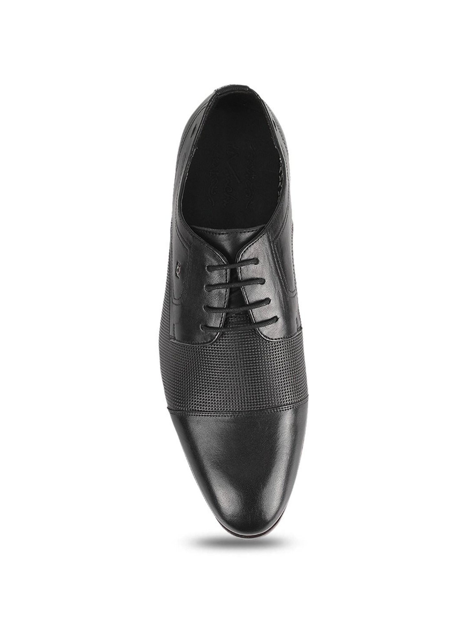 Da Vinchi by Metro Men's Black Shoe Lace-up