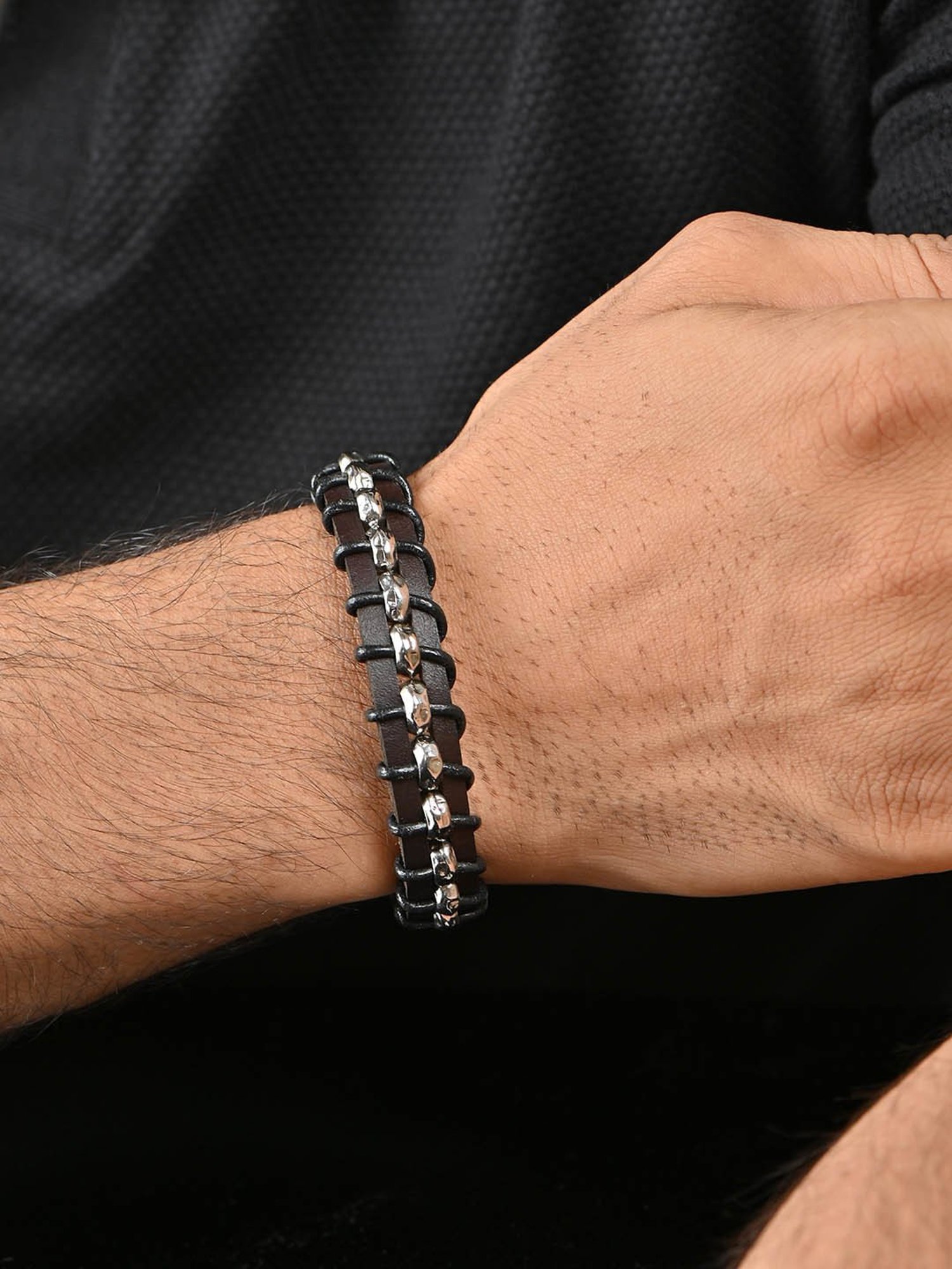 The Bro Code Multi Single Layered Bracelet for Men